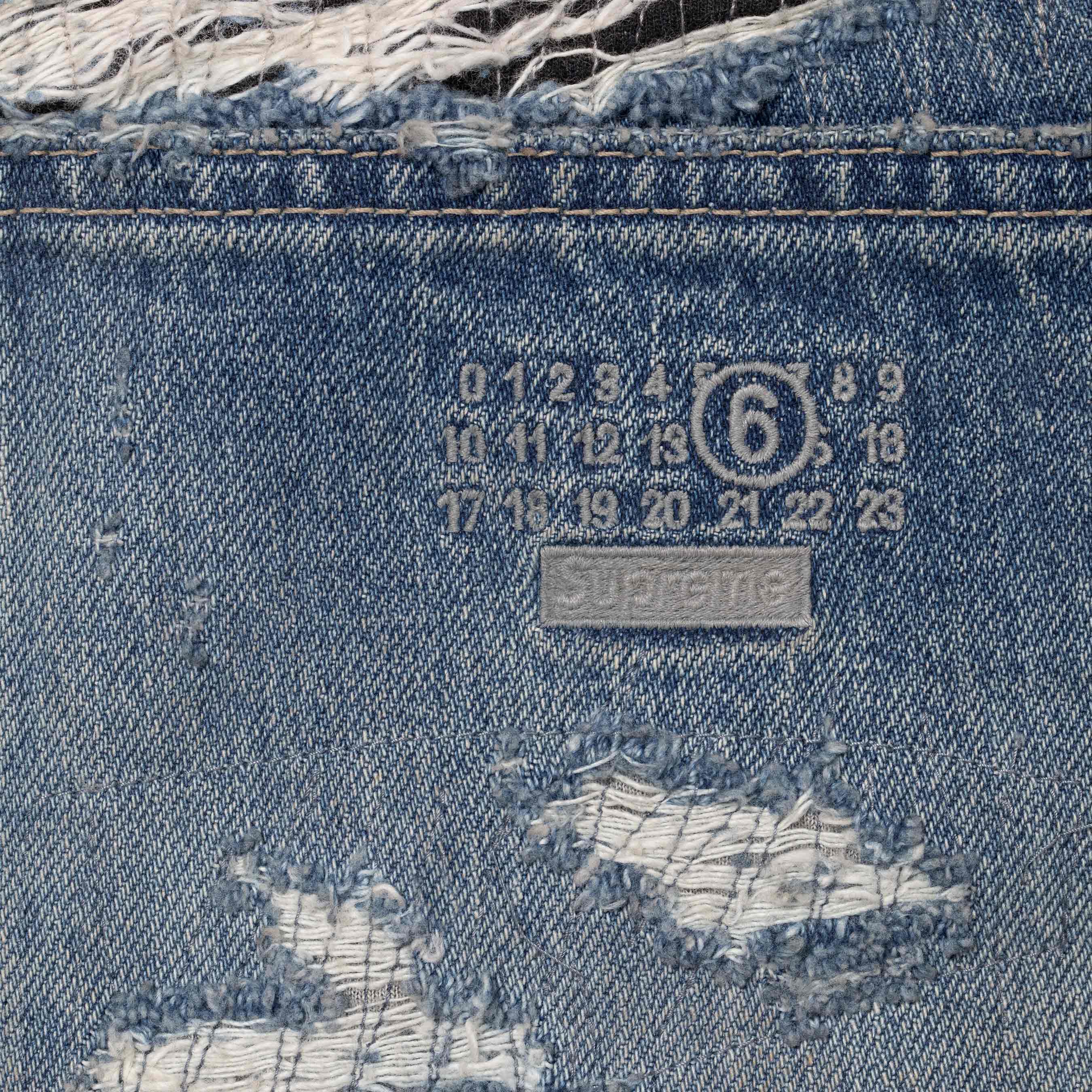 Supreme®/MM6 Maison Margiela Distressed Loose Fit Selvedge Jean view 7